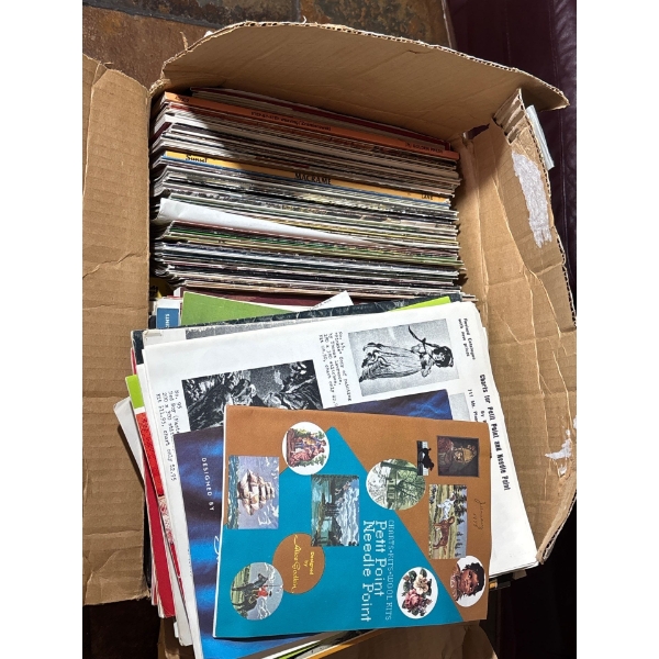 Boxes Of Books & Macrame Patterns 