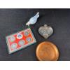 Image 1 : Collectibles - B&G Decorative Bird Figurine, Copper Plate, 'Danmark' Decor Plate, Commonwealth Coins