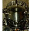 Image 4 : Beautiful Pots & Pans Very Large Some Small, Strainers Measuring Cups & More