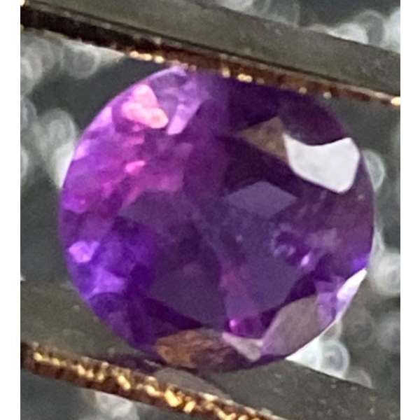 Medium Purple Amethysts 9.4 ct Round Faceted