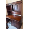 Image 2 : Solid Wood Large Desk, Contents NOT Incl. Desk ONLY  - 57.5in Wide, 25 in Deep, 68  in Tall 