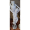 Image 1 : Woman with Urn Garden Statue 49 T, 10 Diameter Base