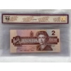 Image 1 : Graded Canadian 1986 $2 Choice UNC Prefix: AUK