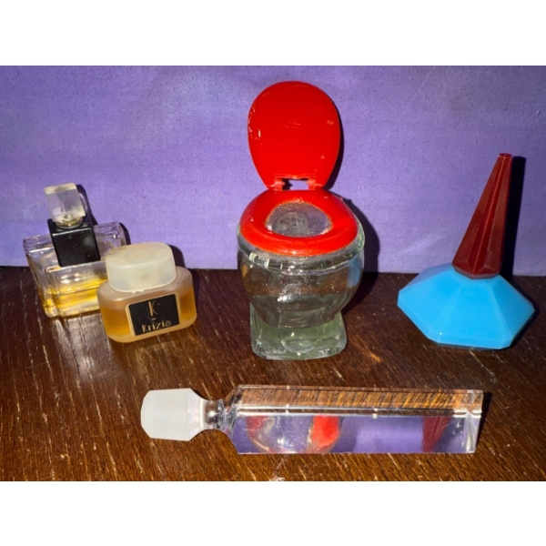 Assortment Of Vintage Miniature Perfume Bottles