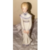 Image 3 : Cybis Figurines: Dress w/ Purple Trim 9 T, w/ Blue Ribbon 8.5 T 