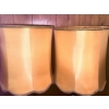 Image 2 : Mid-Century Modern Amber Glass Bubble Lamps With Original Shades