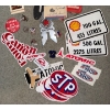 Image 2 : Warning Caution Signs w/ Keychain Collection & Promotional Stickers