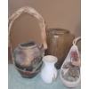 Image 1 : Decor Clay Jug w/ Woven Handle 14 T, Jar w/ Lid 10 T and More!
