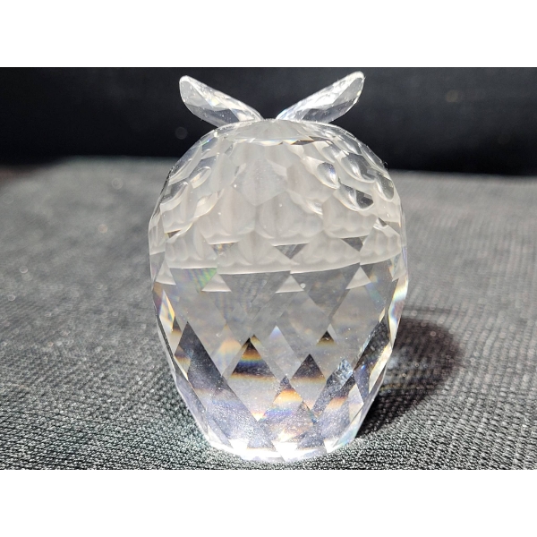 Swarovski Crystal Owl Figurine with Original Packaging