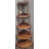 Five Tier Corner Collectible Shelf   55" tall