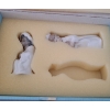 Image 2 : Lladro Decor: Key 6 W, 3.5 D, 1.5 T, Oval Box 3 W, 2 D, 1 T, Baby and Animal Ornaments