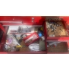 Image 6 : Large Red Double Tool Box Full Of Shop Tools  Wrenches, Screwdrivers, & More