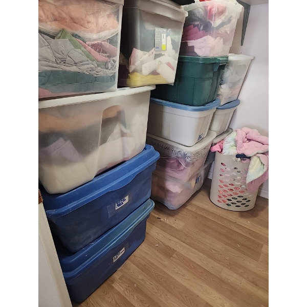 Large Assortment of Linens and Vintage Draperies