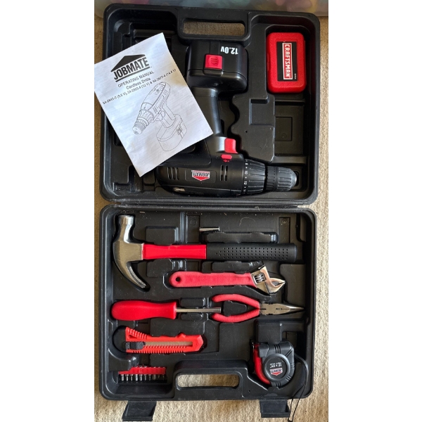 JOBMATE Tool Pack In Hard Shell Travel Case - Hand / Power Tools