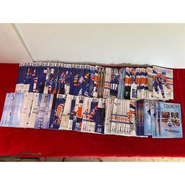 Oilers Games Program Collection