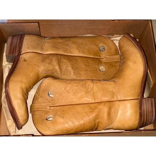 Vintage Acme Leather Western Cowboy Boots Size 12