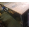 Image 2 : Heavy Steel Shop Bench with Granite and Wood Top