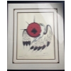 Image 4 : Kurt Flett Northern Lites Promotions 1993 Trio Of Original Navajo Artwork Framed Collection 17"X20"