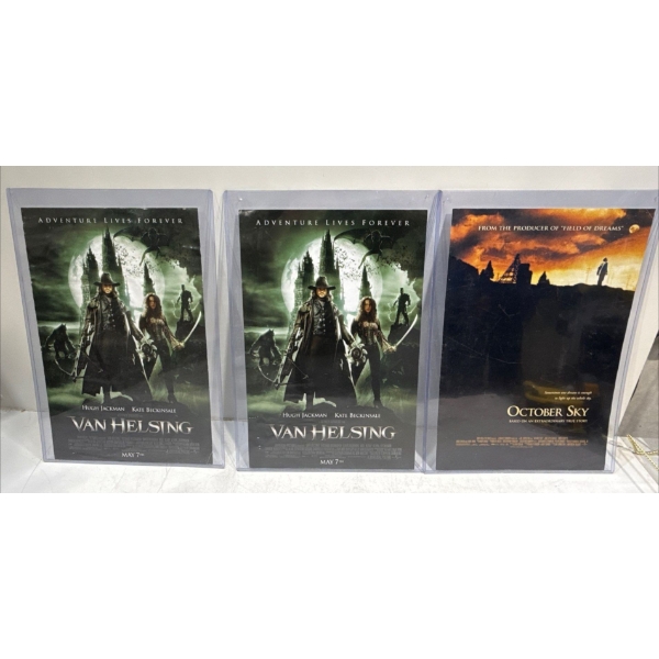 Van Helsing (2) and October Sky Movie Posters 11Wx17H