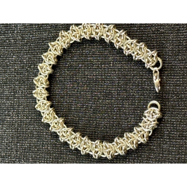 Sterling Silver Hand Made Bracelet 29.3g