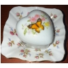 Image 2 : Collection of Vintage Porcelain Items- Floral Tea Cup & Saucer, Sugar Bowl, Heart Shaped Trinket Box