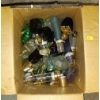 Image 1 : Box Full of Empty Perfume and Glass Bottles 