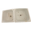 Image 2 : Double Utility Laundry Sink on Metal Stand
