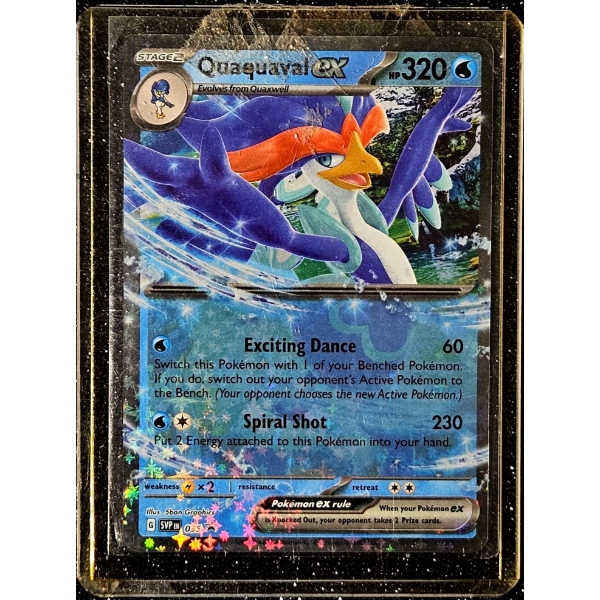 Quaquaval EX Holo Promo Card - Pokémon Scarlet & Violet Black Star (Authentic, 2023)