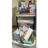 Image 1 : Laundry Supplies & Shelf w/ Laundry Basket Full Of Everyday Essentials