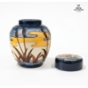 Image 5 :  Moorcroft Pottery Ginger Jar In The 'Reeds at Sunset' England 6''INCHES IN HEIGHT 