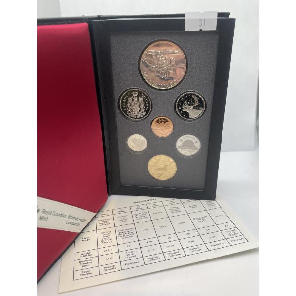 1992 Canada Specimen Double dollar set