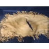 Image 6 : Buckskin Child's Poncho 11" Opening Top, 22 Length From Top to Frings Edge, Adult Mittens w/ Fur 