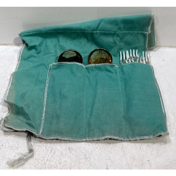 Silverplated Escargot Forks and Tiny Ladles