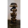 Image 3 : Brass Oriental Lettering Candlestick (Good Weight to It) - 9T 