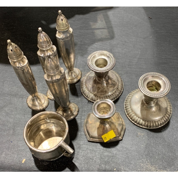 Kitchenware Set Including Candle Holders, Salt & Pepper Shakers, and More! 