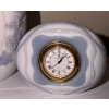 Image 4 : Lladro Clocks: Large 6 W, 2 D, 5.5 T (Broken Hand as Shown) and Small 3 T 