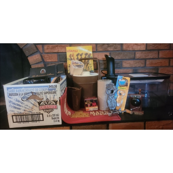 ANOVA Precision Sous Vide Immersion Circulator, SN: AN400/CAD0/91902889 w/ Ice Bucket + Barware