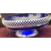 Image 3 : Blue Melamine Dishware and Cobalt Glass Basket