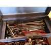 Image 3 : Metal Toolbox/ Tool Contents Included, Bench Vice, Heavy Duty Bench Grinder Model HG-6A 