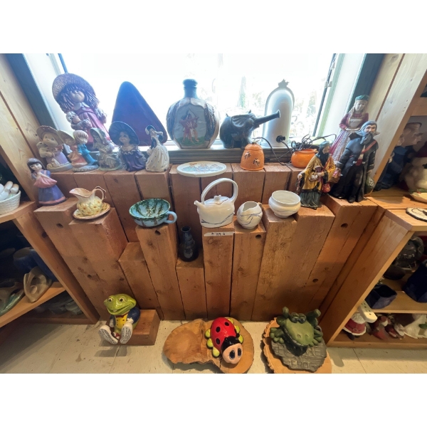 all ceramic items and rack included