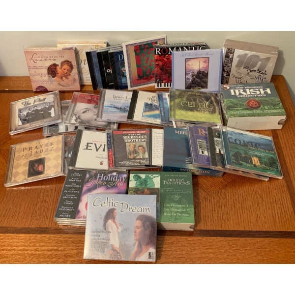 Assorted Compact Disk Collection - Celtic Religious & More 