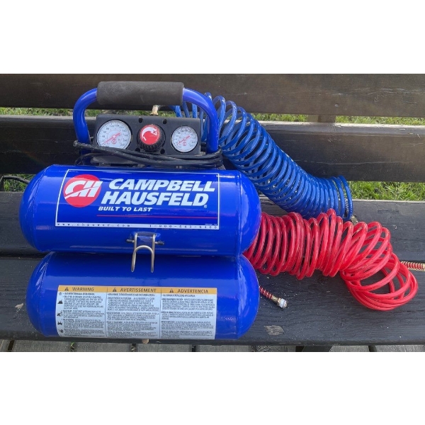 Cambell Hausfeld Portable Compact Air Compressor w/ Back Up Hose Mo.FD209501