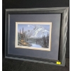 Image 1 : Mountain Majesty (C-818) Print 16 X 13 by Frank Buchwitz, Framed Under Glass