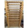 Image 1 : Freestanding or Wall Mounted Wooden Wine Rack 40x25x72"tall