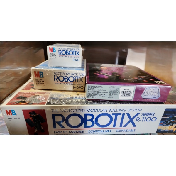 Robotix Series R- 1100, R120, R-670 and Star Wars Computer Game 