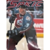 Image 2 : Joe Sakic Colorado Avalanche Poster Featuring Team Colors and Action Pose