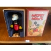 Image 1 : Antique Mickey Mouse Figurine in Box 5T Fun E Flex Wooden Doll