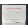Image 2 : Katharine Hepburn Air Mail Envelope with Harriet Quimby Stamp