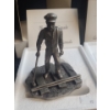 Image 2 : The People of Canada Pewter Figurines, Franklin Mint: The Railroadman and The Mountie