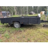 Well made solid Utility Trailer 10 ' X 8" Good tiers and solid steel and wood frame 